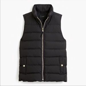J. Crew Women’s Mountain Puffer Vest (Black)